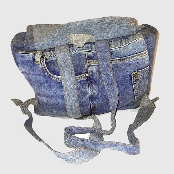 Earthwise Denim Backpack - light wash