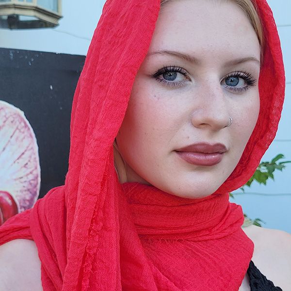 Dreams Scarf - red