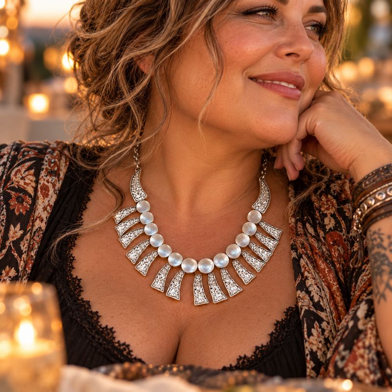 Ray of Light Ottoman Necklace