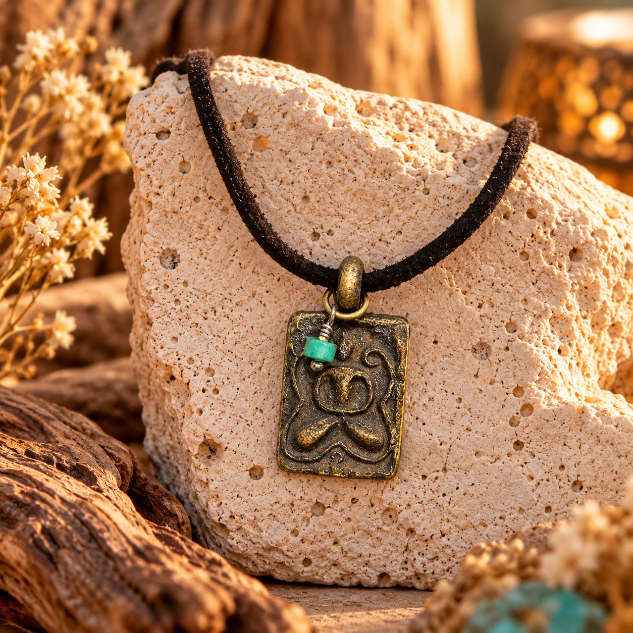 Buddhist Necklace - Square Buddhist Necklace - Square
