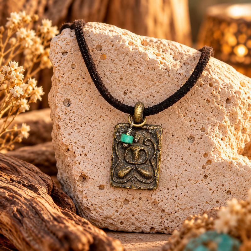 Buddhist Necklace - Square