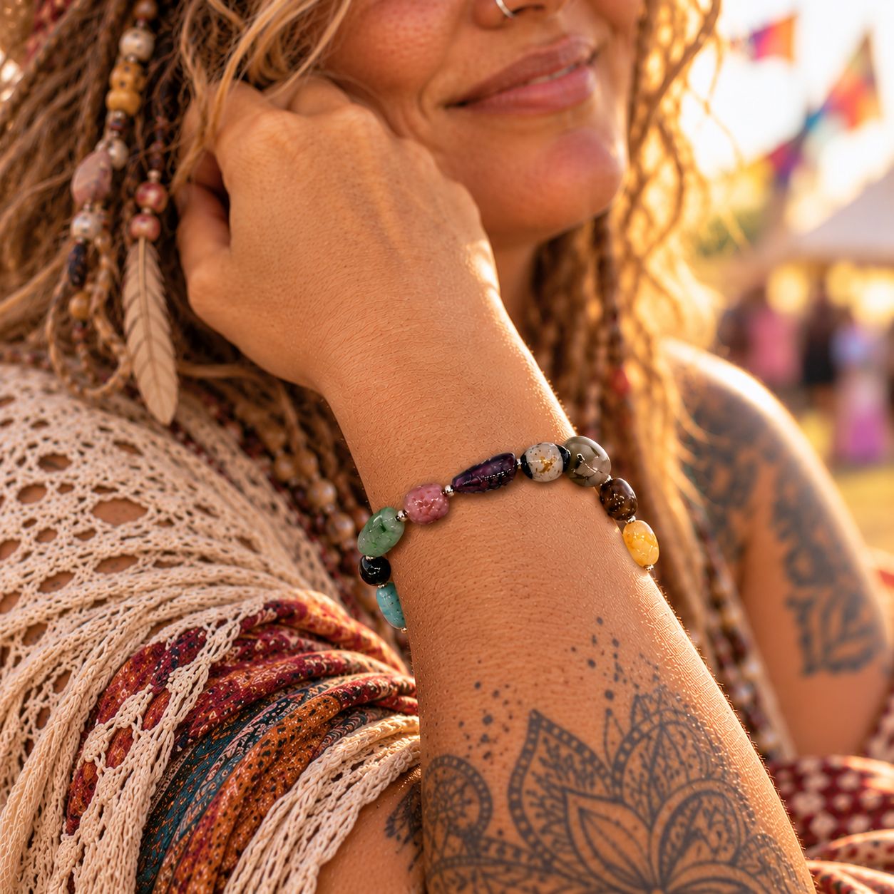 Intentions Multi-crystal Bracelet
