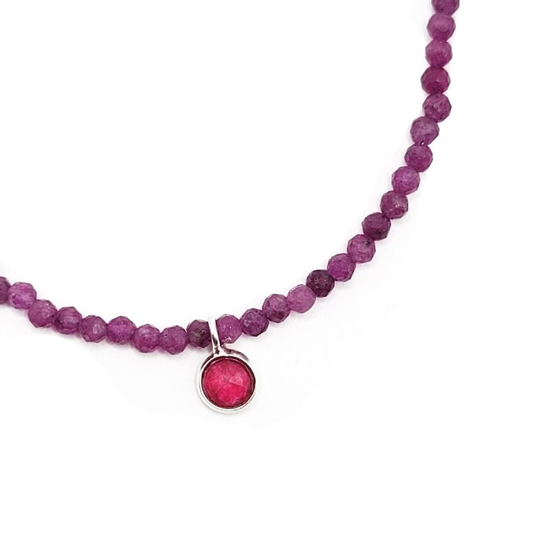 Mystic Drift Bracelet - Raspberry Chalcedony