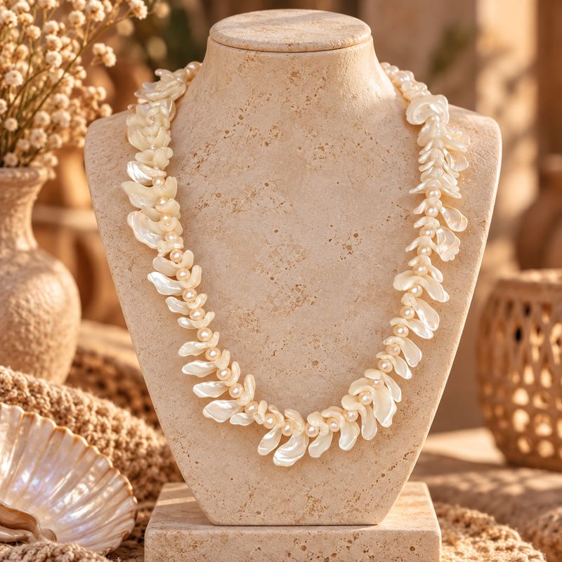 Sea Petals Pearl Necklace