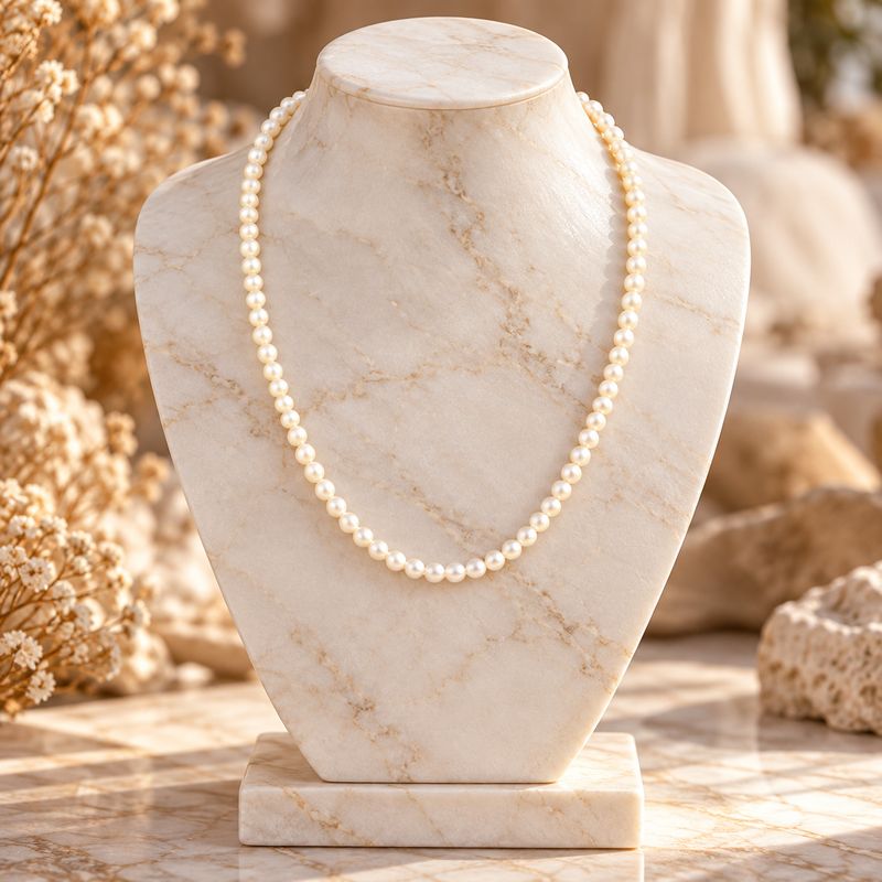 Sunlit Strand Pearl Necklace