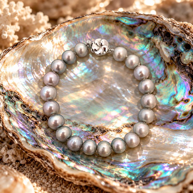 Pearl Bracelet - Moonlit Tide