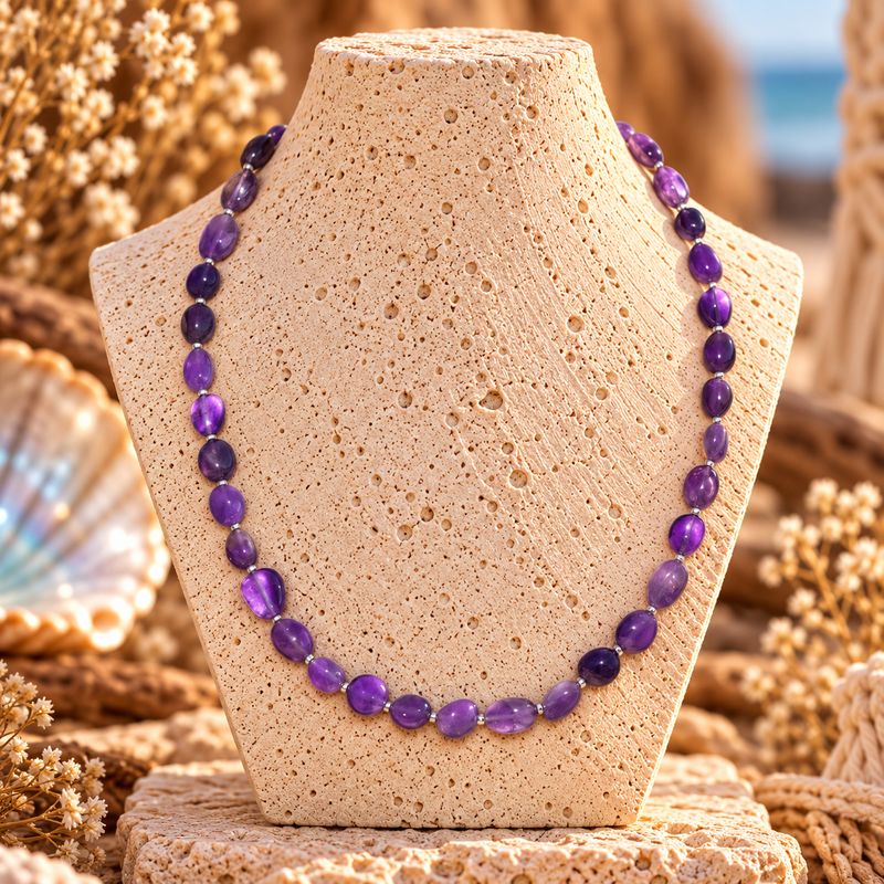 Crystal Drops Necklace - Twilight