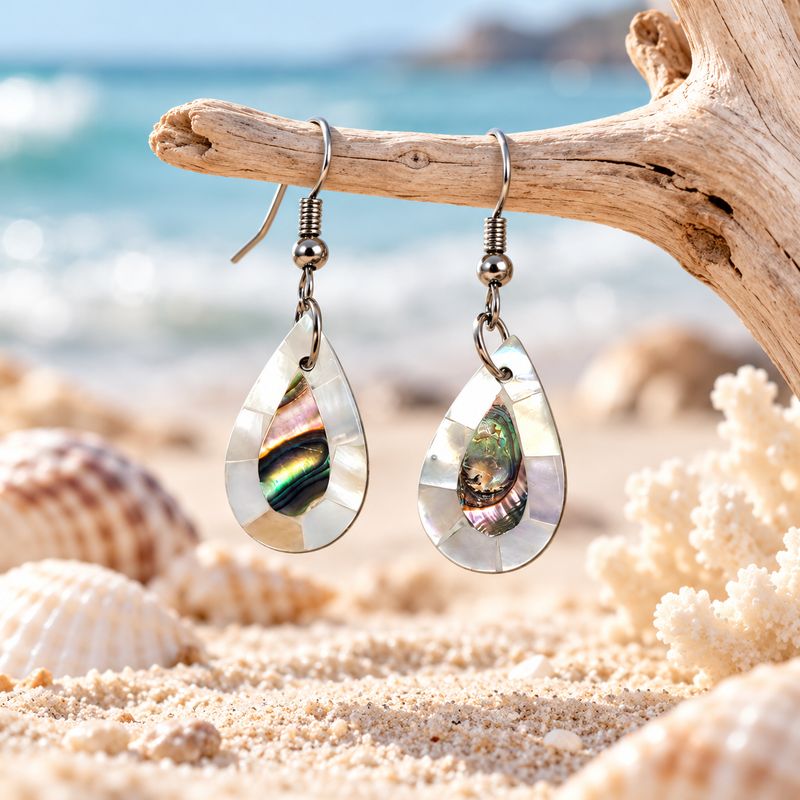 Sea Whisper Shell Earrings