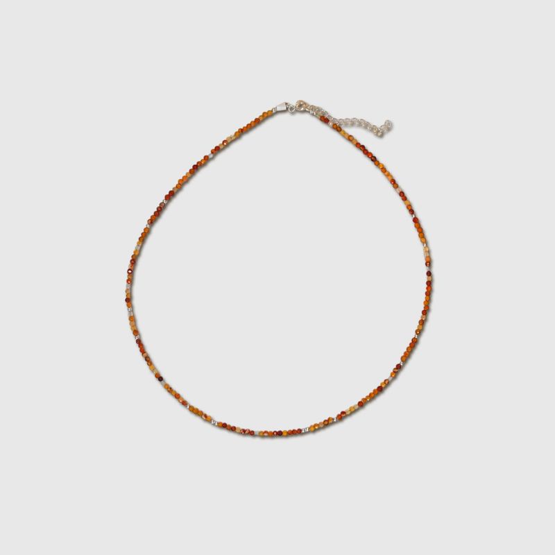 Starlight Strands Crystal Necklace - Ember