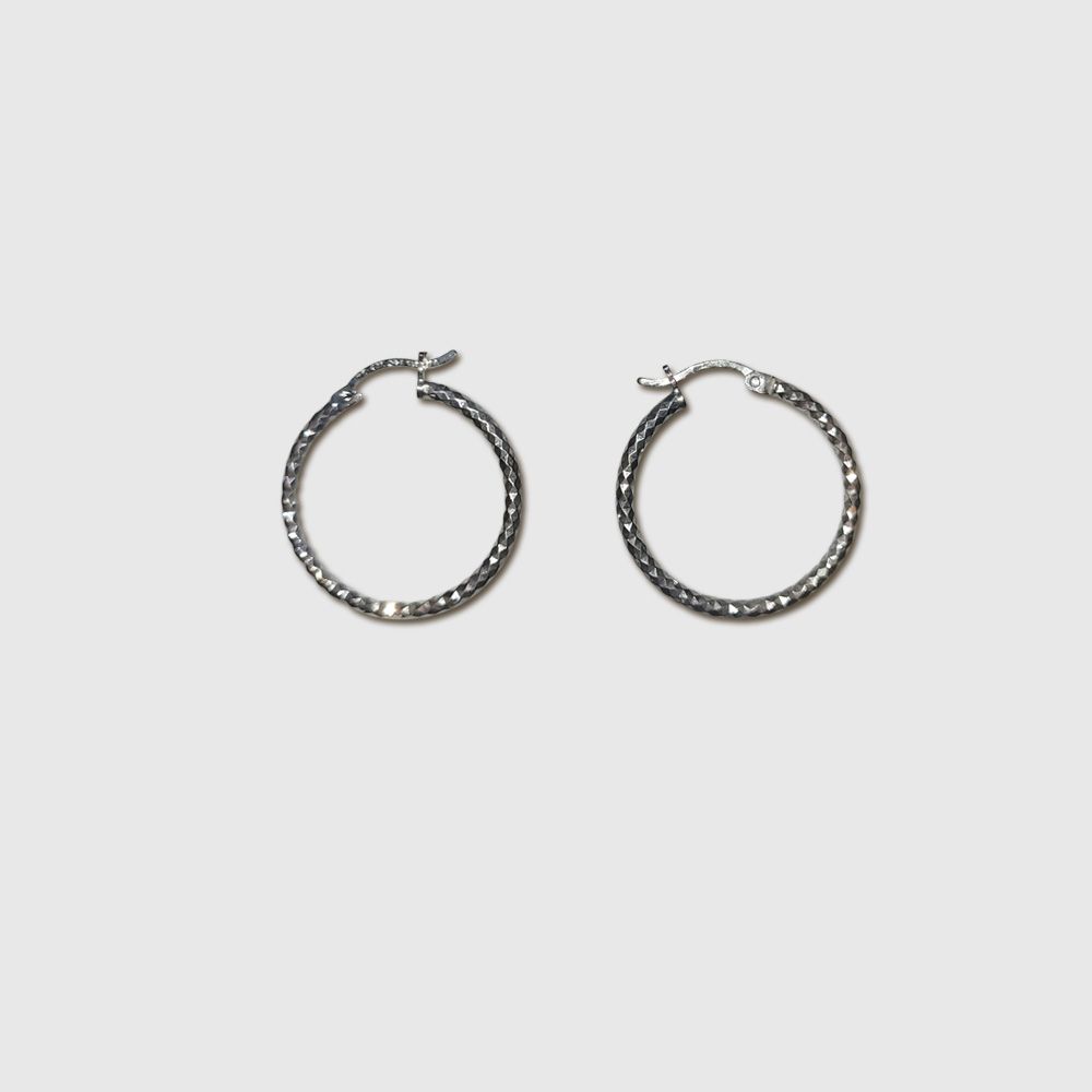 Bijou Sterling Hoops - Small
