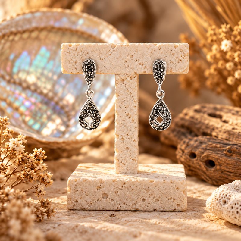 Marcasite Earrings - Savoy
