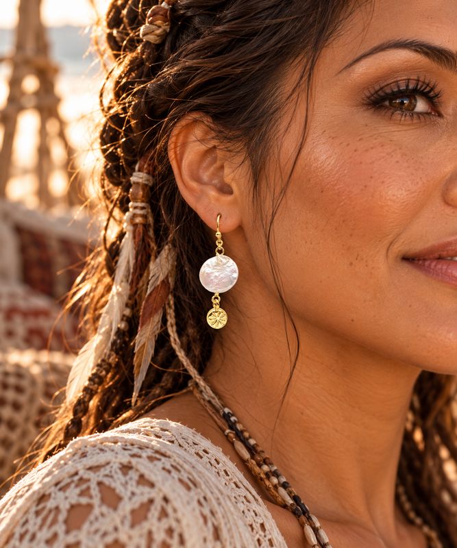 Pearl Earrings - Opalescent