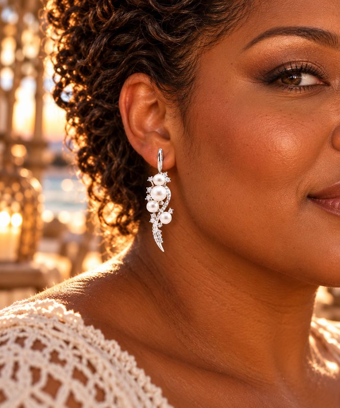 Pearl Earrings - Wildflower