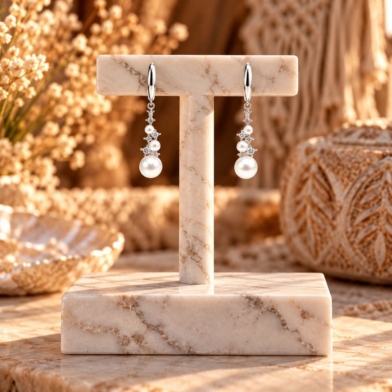 Pearl Earrings - Dewdrop