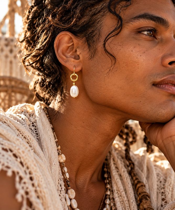 Pearl Earrings - Halo