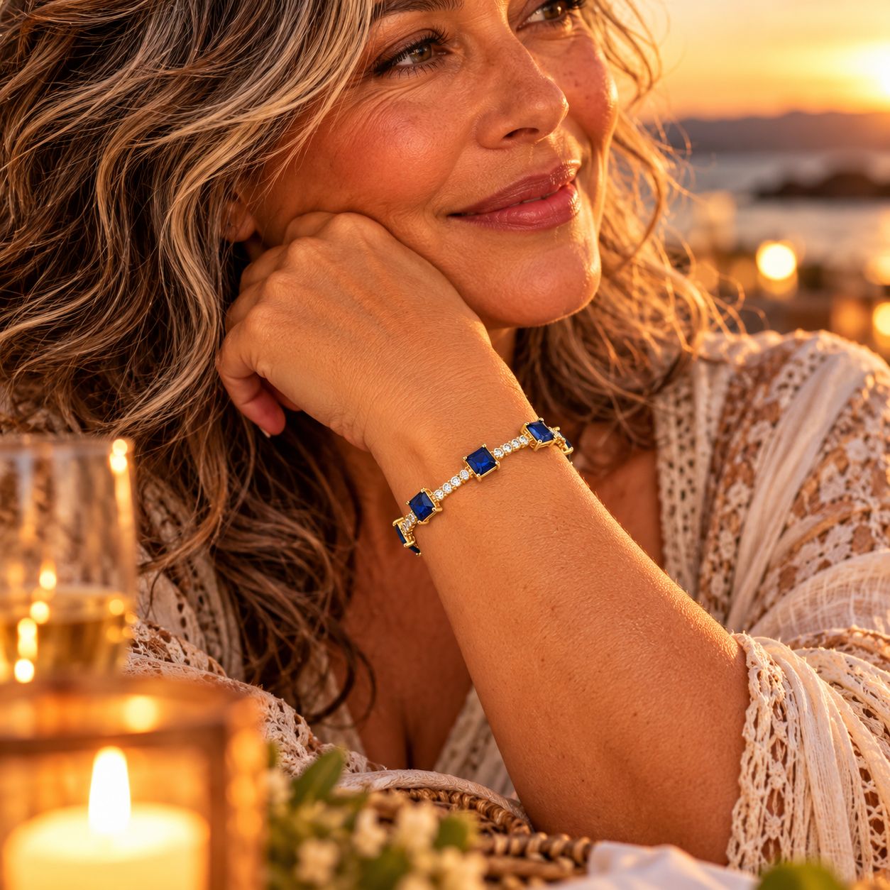 Elemental Bracelet - Blue Sapphire Elemental Bracelet - Blue Sapphire