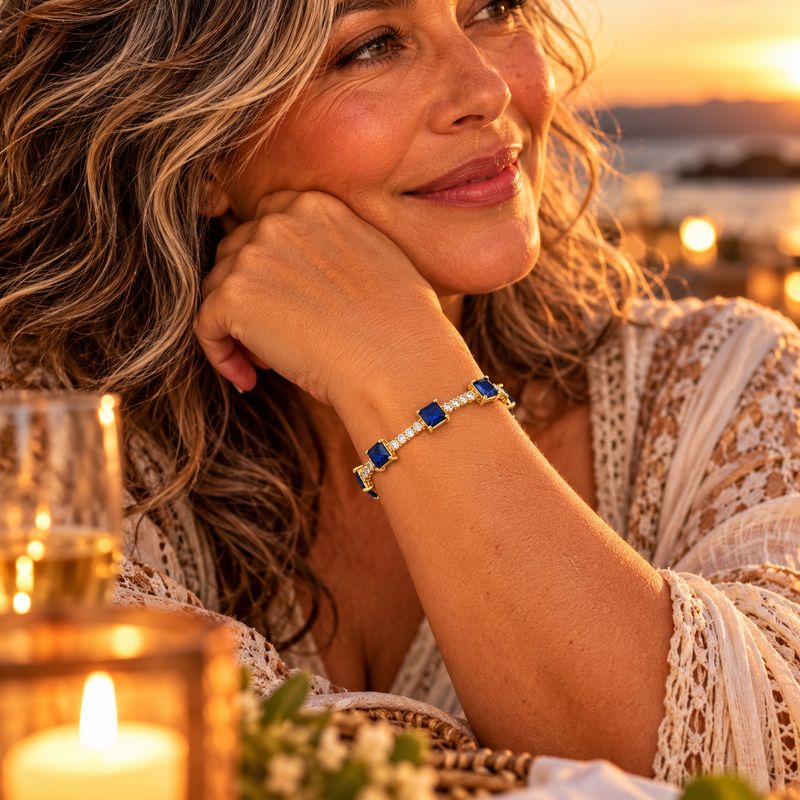 Elemental Bracelet - Blue Sapphire