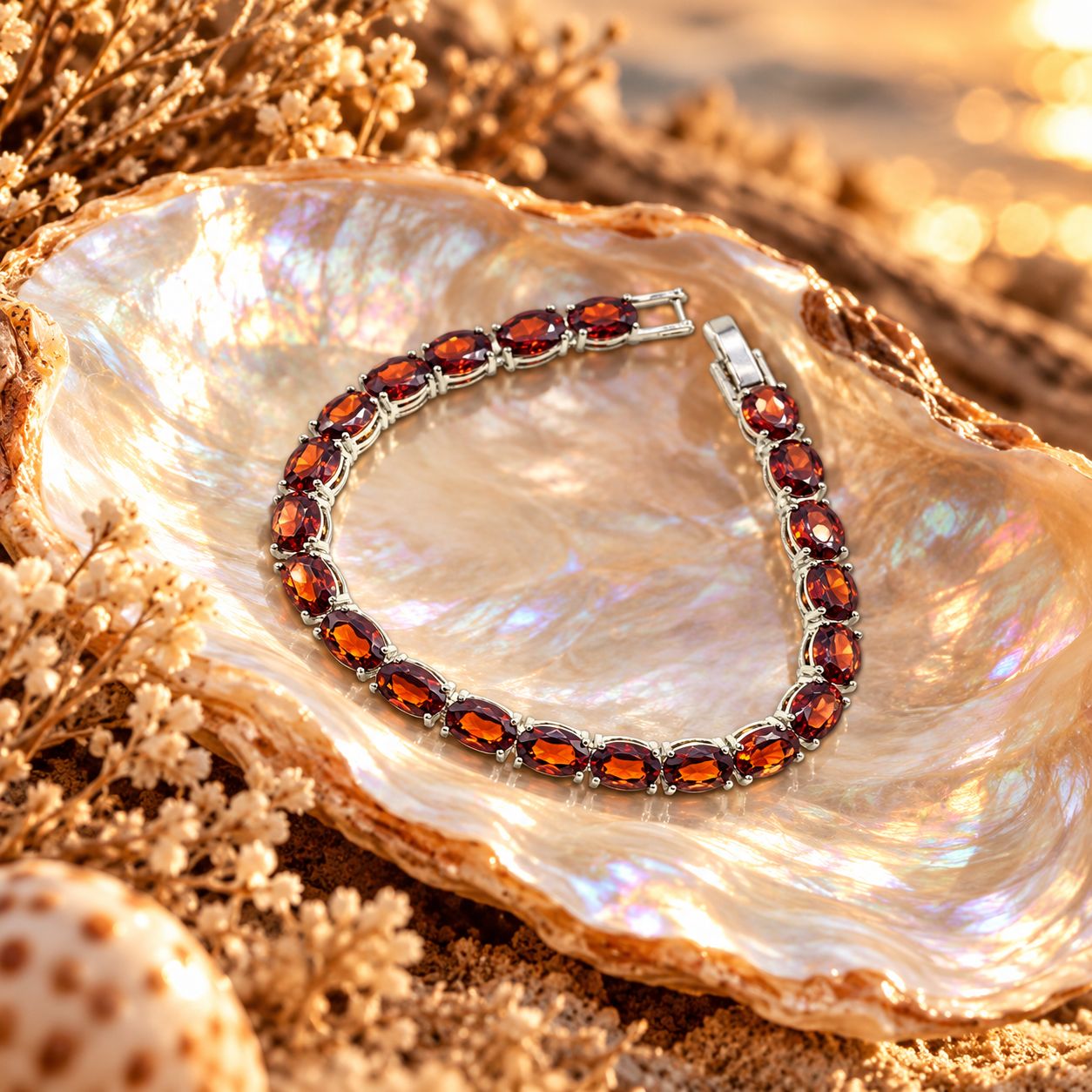 Elemental Bracelet - Spinel Red Elemental Bracelet - Spinel Red