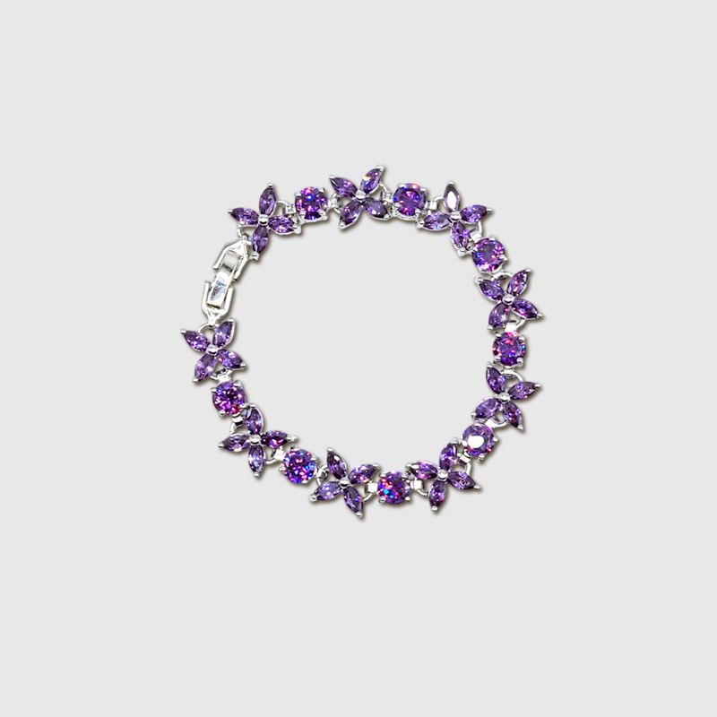 Elemental Bracelet - Amethyst Butterfly