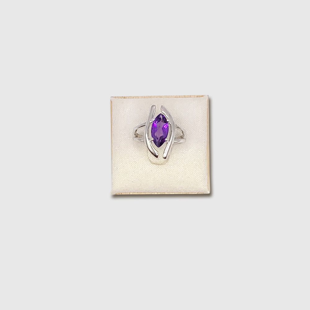 Amethyst Marquise Ring - size 7