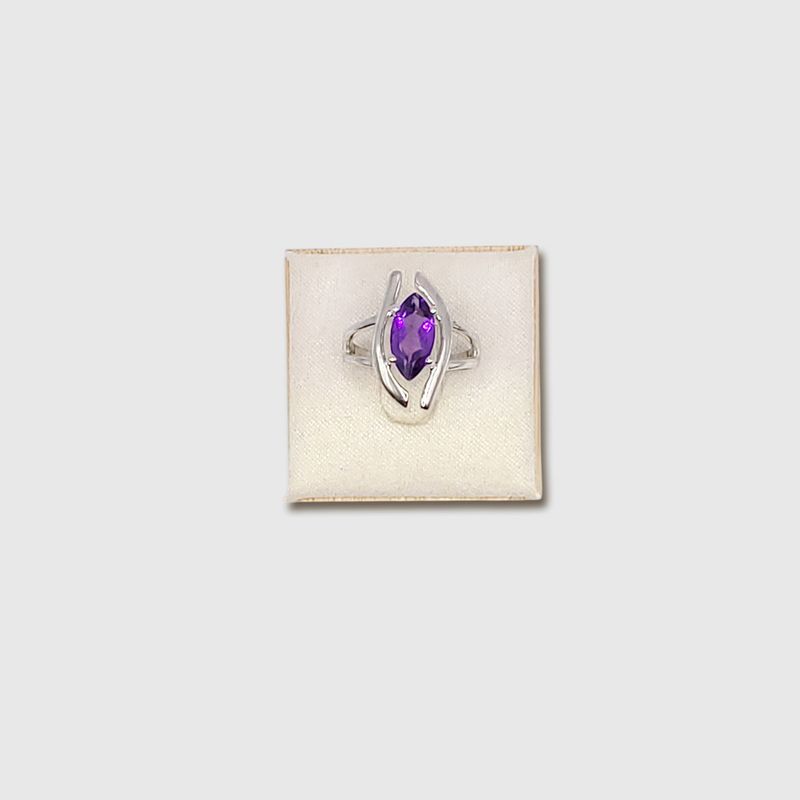 Amethyst Marquise Ring - size 7