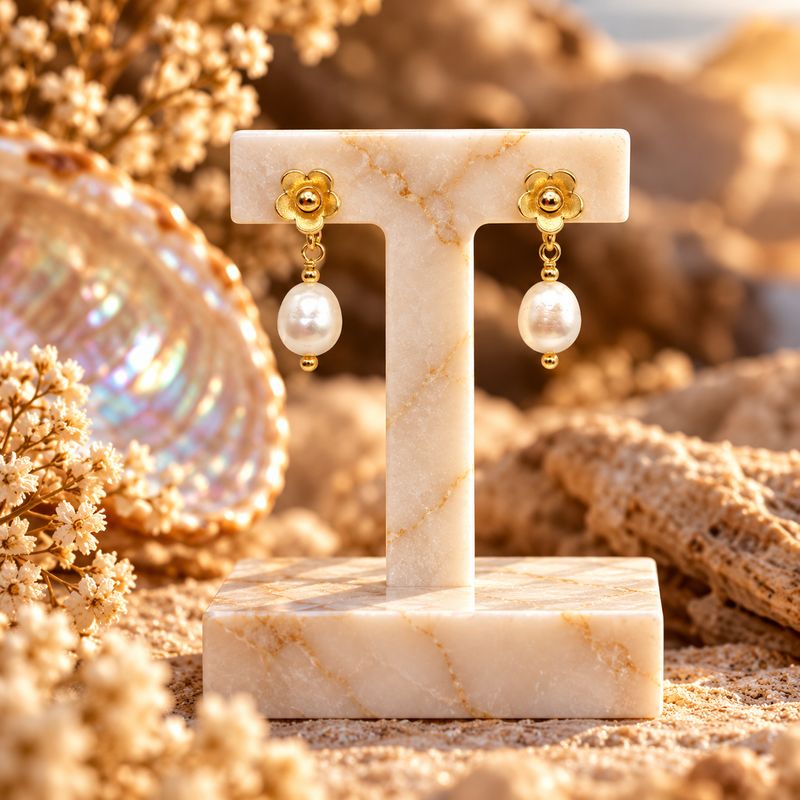Pearl Earrings - Blossom