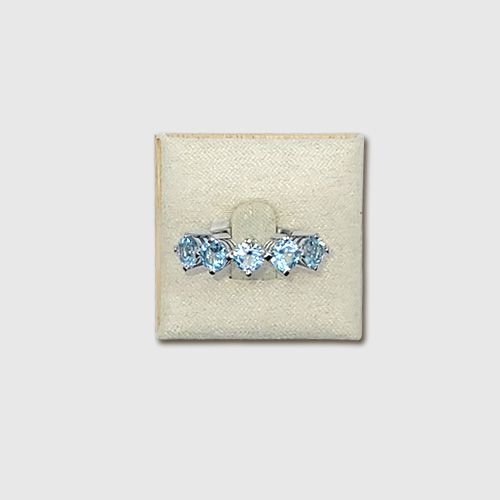 Glacial Topaz Ring - size 9