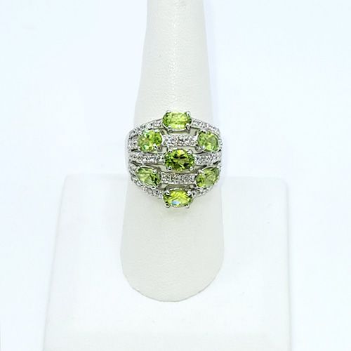 Peridot Promenade Ring - Size 9