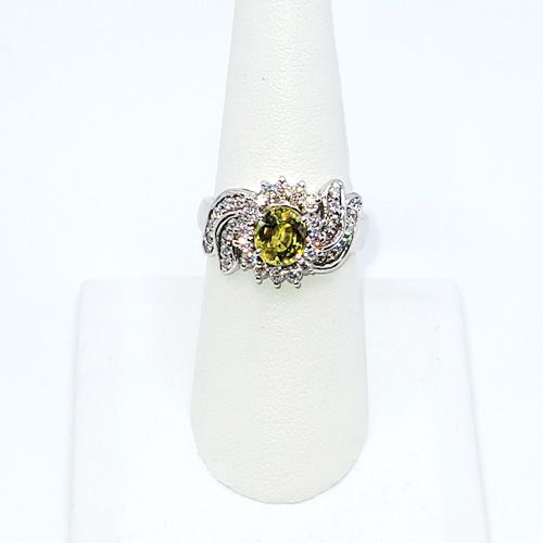 Peridot Tempest Ring - Size 8.5