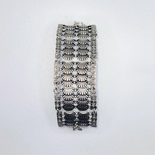 Lotus Fan Zamalek Silver Bracelet