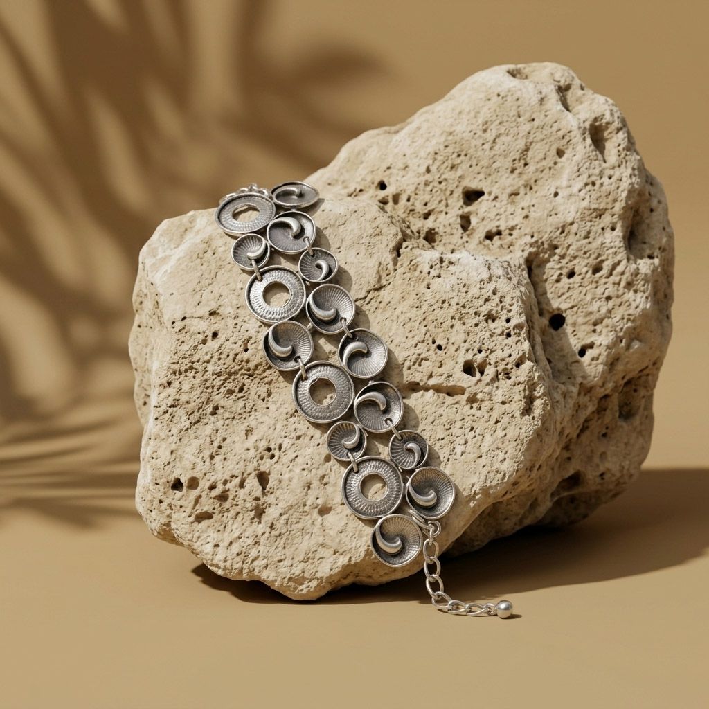 Siwa Spiral Zamalek Silver Bracelet