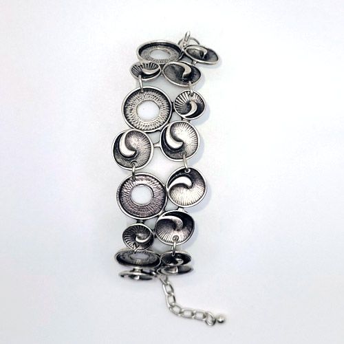 Siwa Spiral Zamalek Silver Bracelet