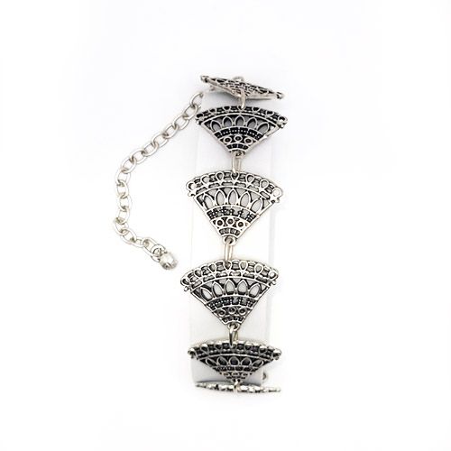 Nubian Fan Zamalek Silver Bracelet