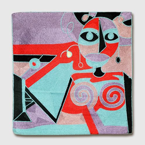 Cubist Muse Cushion Cover