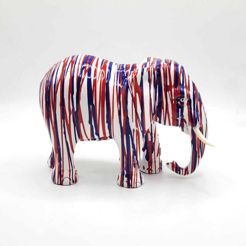 Elephant Sculpture - Patriotic