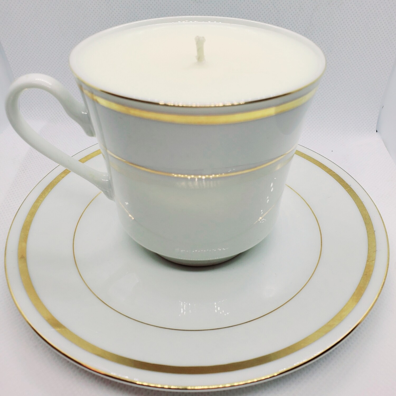 Teacup &amp; Saucer Soy Candle