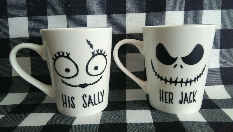 His Sally Her Jack coffee mugs