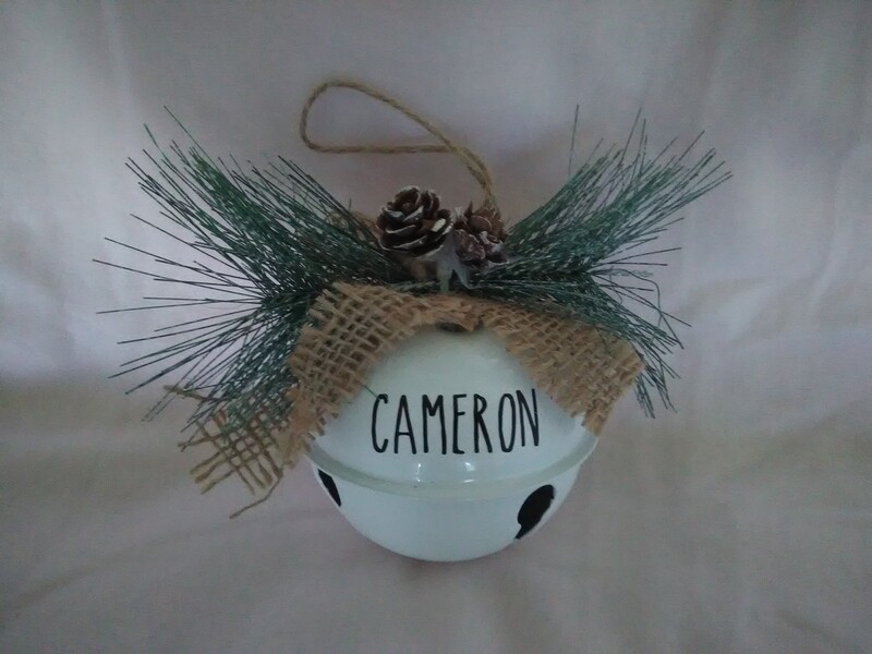 White Bell Ornaments