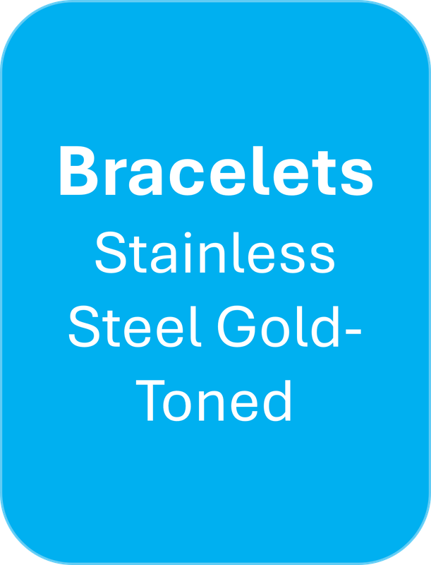 Bracelets Stainless Steel Gold Toned