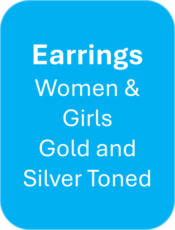 Earrings Women and Girls Gold and Silver-toned