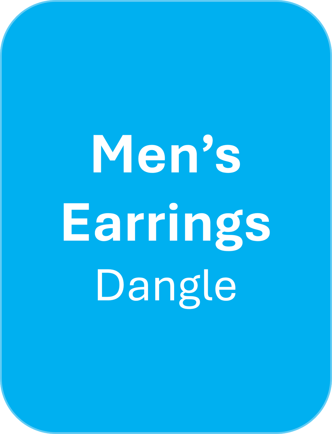 Men&#39;s Earrings - Dangle