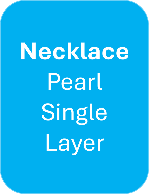 Necklaces - Pearl-shaped Single Layer
