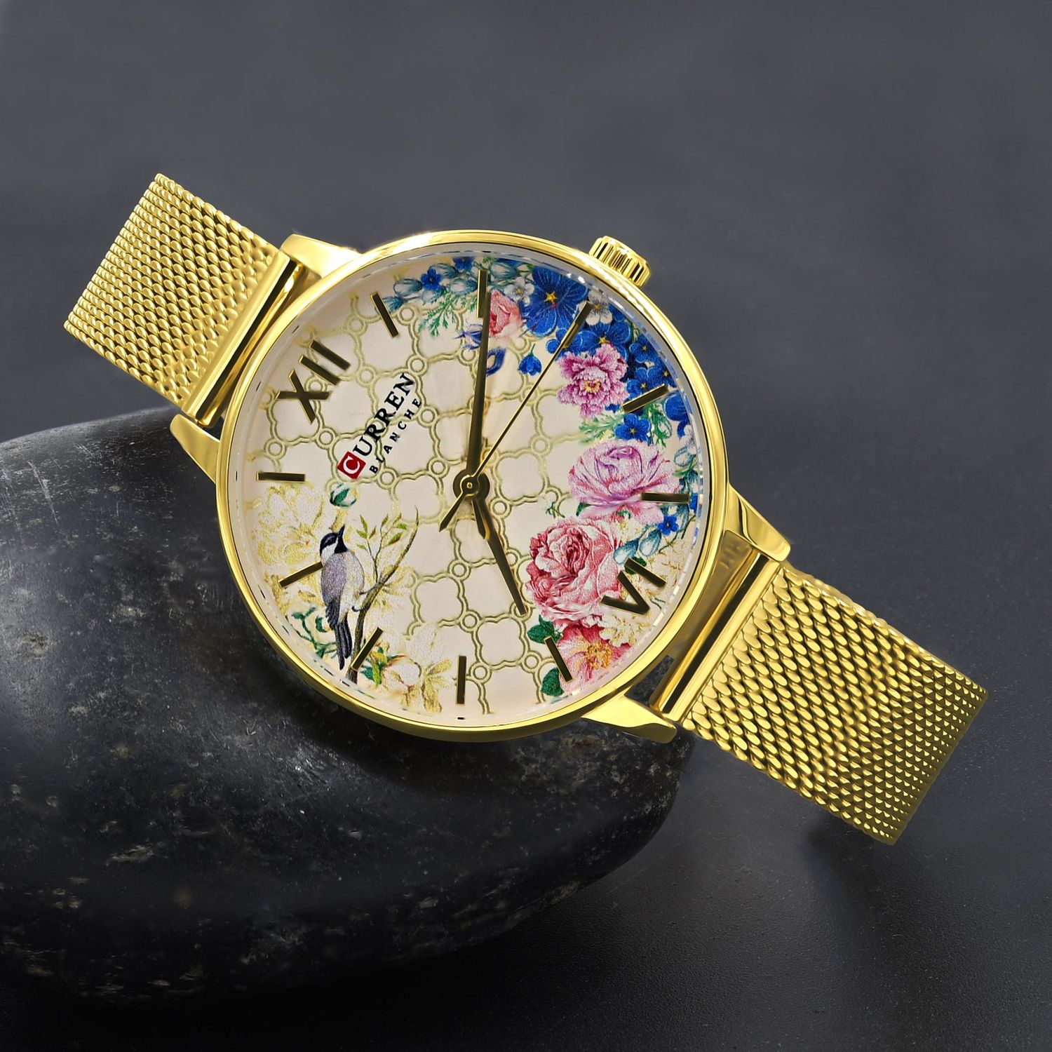 INAURITUS CURREN WOMEN WATCH  | 551402, Color: GOLD