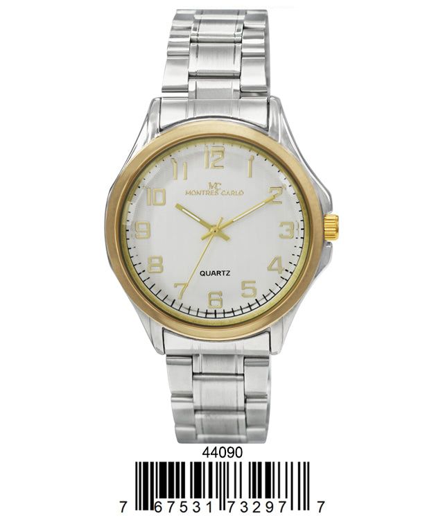 4409 - Metal Band Watch, Color: Two-Tone