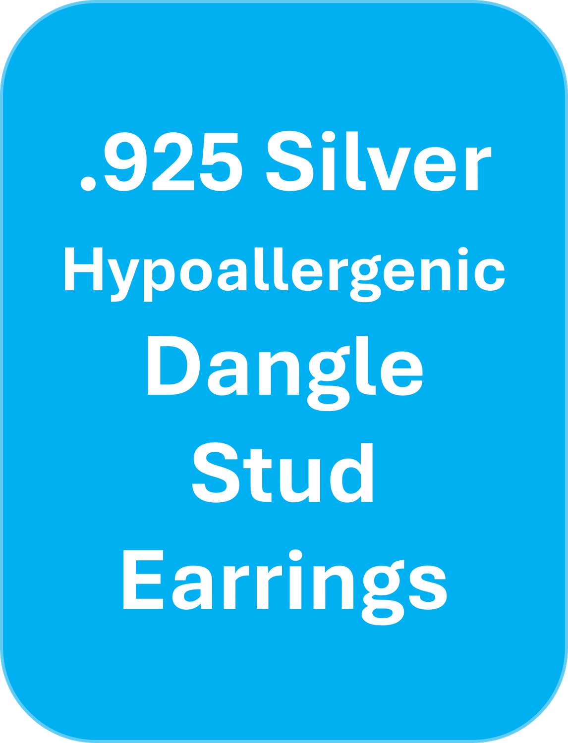 Earrings 925 Silver Hypoallergenic Dangle Stud Earrings Leverback Drop Earring