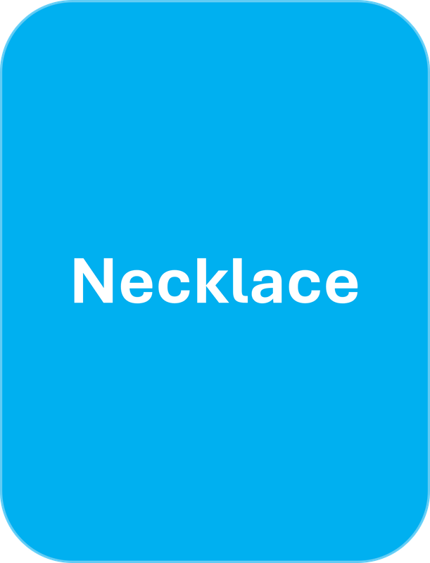 Necklace - Long Bohemian -  Black, Silver