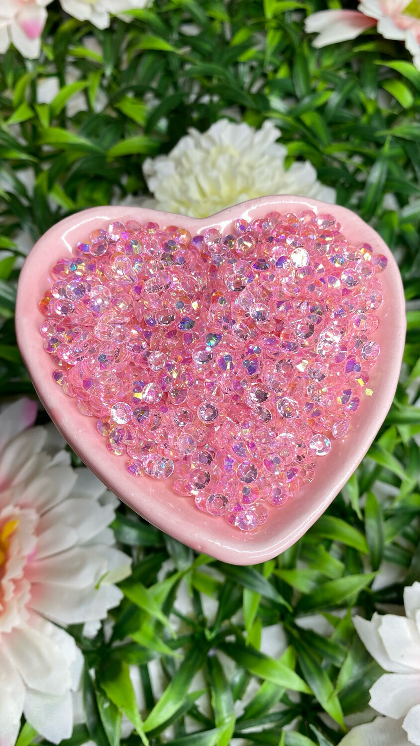 Transparent Blush Pink AB Rhinestones