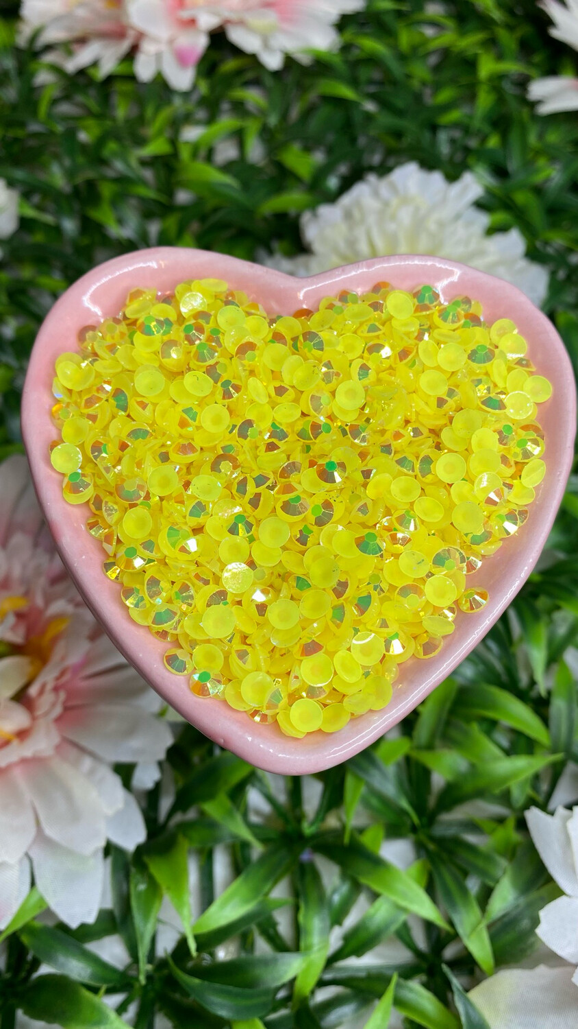 Sunny Yellow Jelly Rhinestones