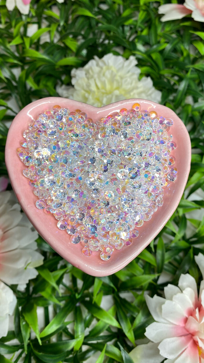Transparent Clear Snow AB Rhinestones