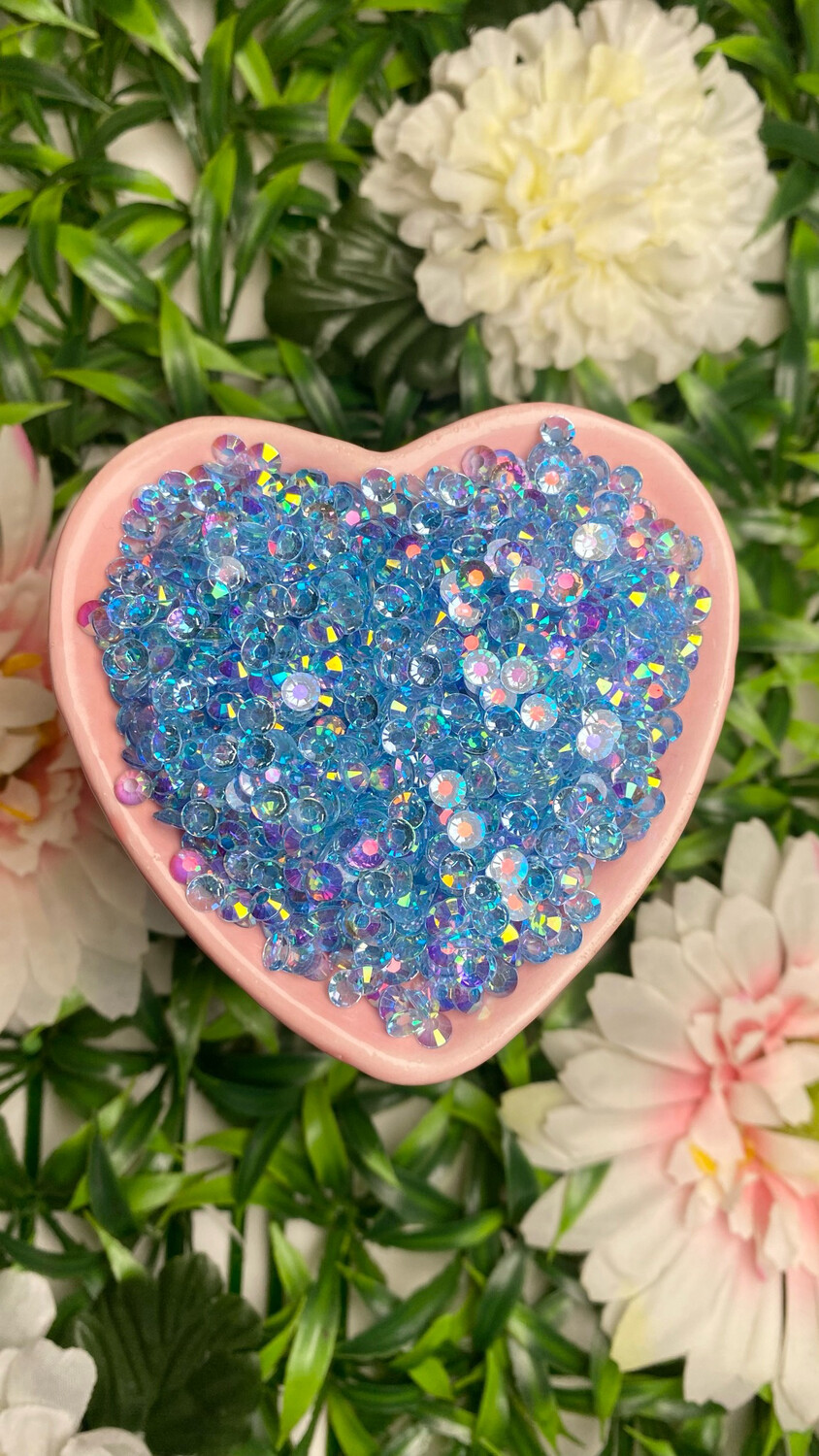 Transparent Blue Sea AB Rhinestones